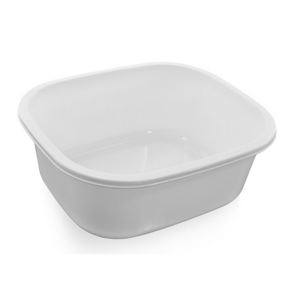 Pedicure tub, white, plastic