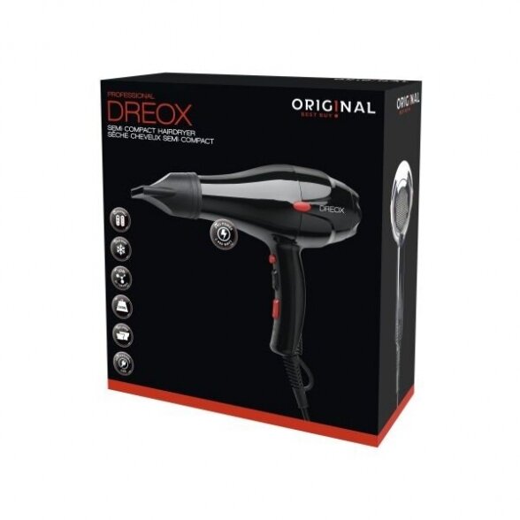 Hair dryer DREOX, 2000W, black 3