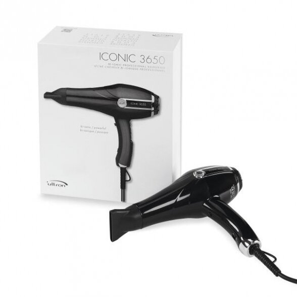 Hair dryer Ultron ICONIC 3650, 2200W, black 5