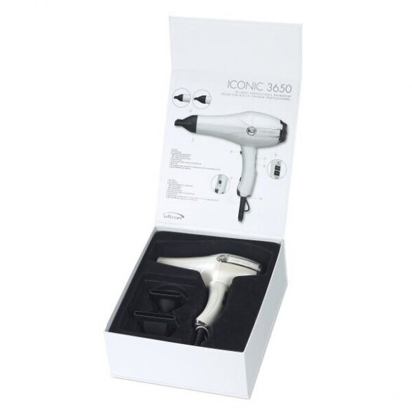 Hair dryer Ultron ICONIC 3650, 2200W, white 3