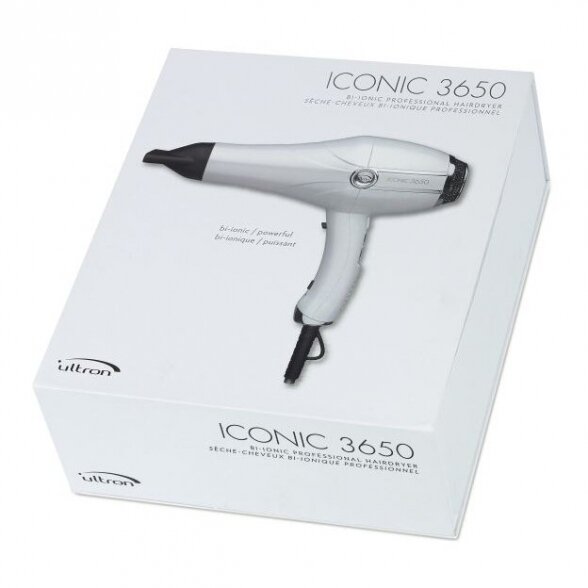 Hair dryer Ultron ICONIC 3650, 2200W, white 4