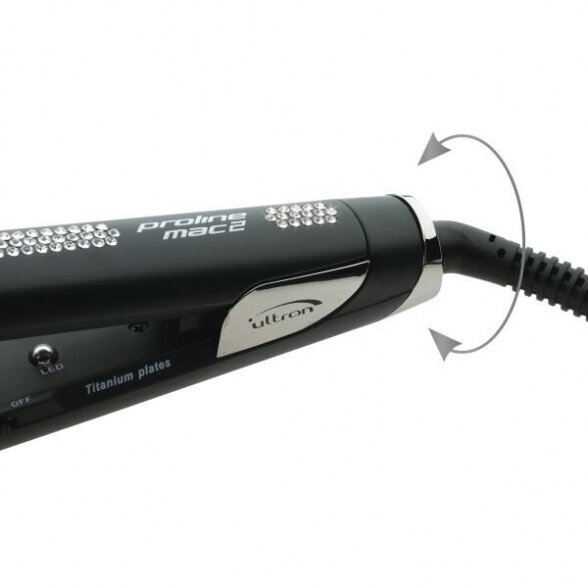 Hair straightener Ultron MACH 2 - DIAMOND, 45W, black 3