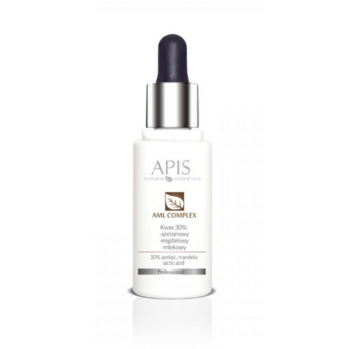 APIS AMLCOMPLEX eksfoliacijos serumas su 30%,pH 2.0, rūgščių kompleksu,30ml