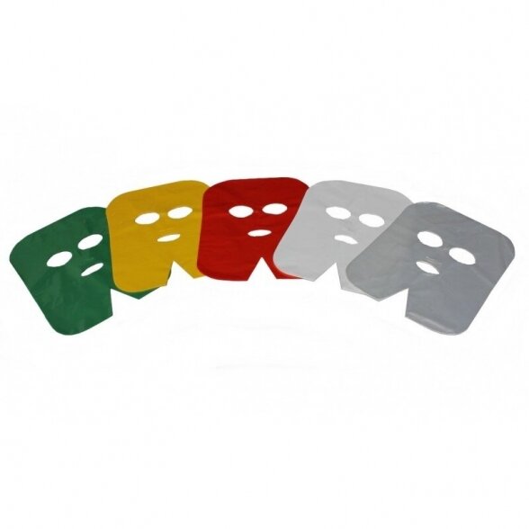 Polyethylene masks for cosmetic procedures 100 pcs., transparent sp.