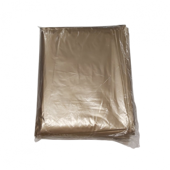 Polyethylene peignoirs, golden, 148x100 cm, 50 pcs., individually packed