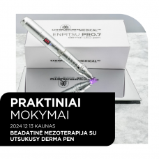 PRAKTINIAI MOKYMAI: Beadatinė Mezoterapija su Utsukusy Derma Pen prietaisu