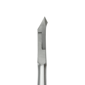 Professional cuticle tweezers X-line 7, L-110mm, blade 5mm