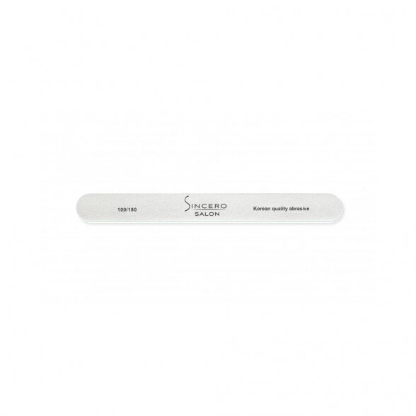 Professional file Sincero Salon, white, 100/180