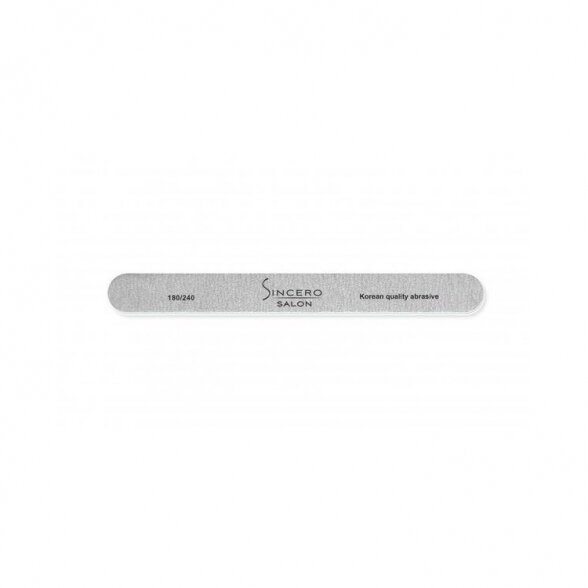 Professional file Sincero Salon, gray, 180/240