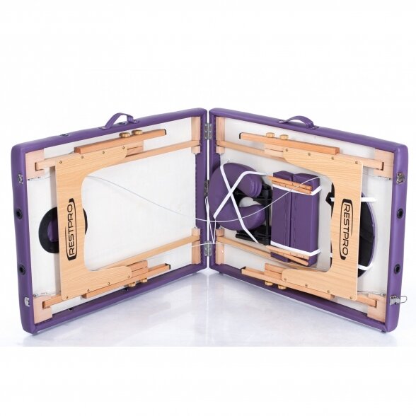 RESTPRO® Classic-2 Purple folding massage table 9