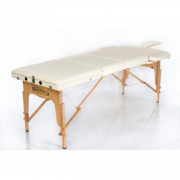 RESTPRO® Classic-3 Cream folding massage table 1