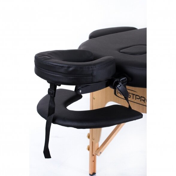 RESTPRO® Classic Oval 2 Black folding massage table 9