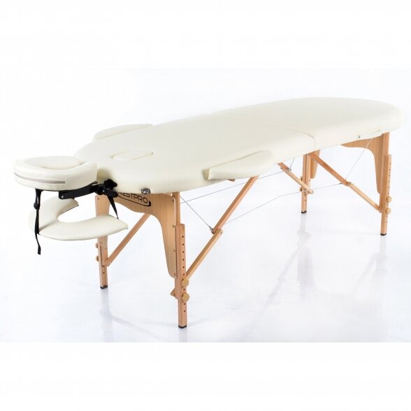 RESTPRO® Classic Oval 2 Cream folding massage table 9