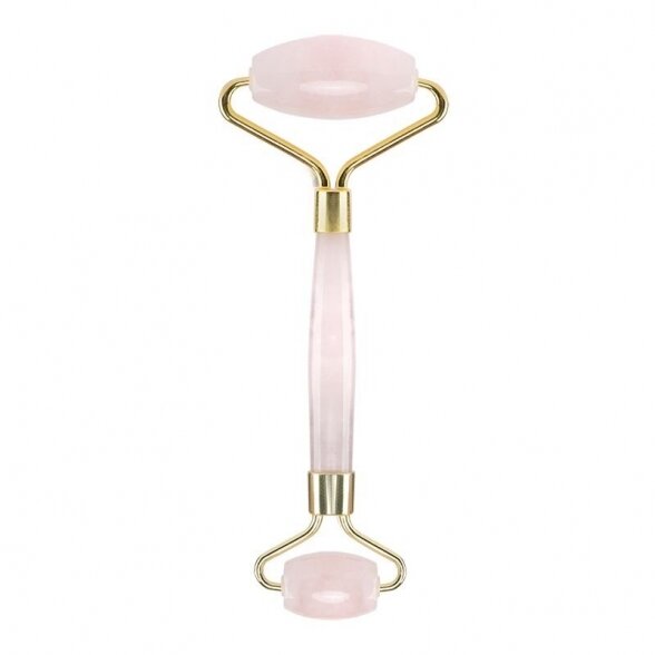 Rose quartz face roller