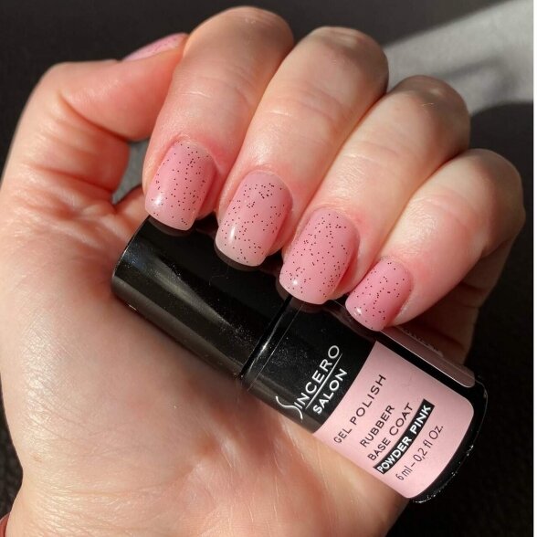 RUBBER BAZĖ "SINCERO SALON", POWDER PINK, 6ml 1