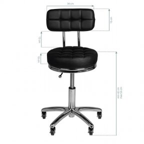 Lounge chair AM-877, black