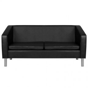 Salon waiting room sofa GABBIANO BM18003, black sp.