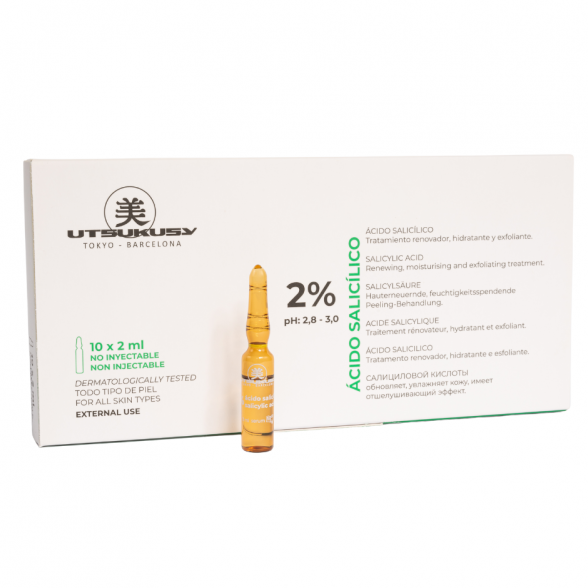 UTSUKUSY Salicylic acid ampoules p H: 2.8 - 3.0, 10x2ml