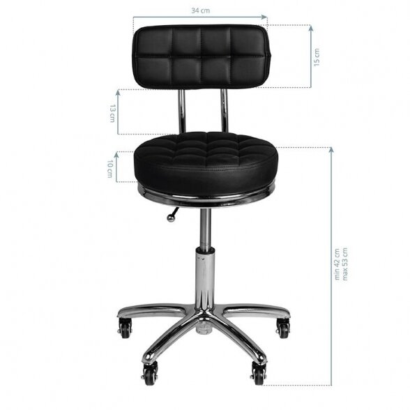 Lounge chair AM-877, black 1