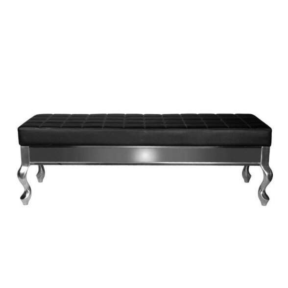 Salon waiting room sofa GABBIANO F011, black sp. 1