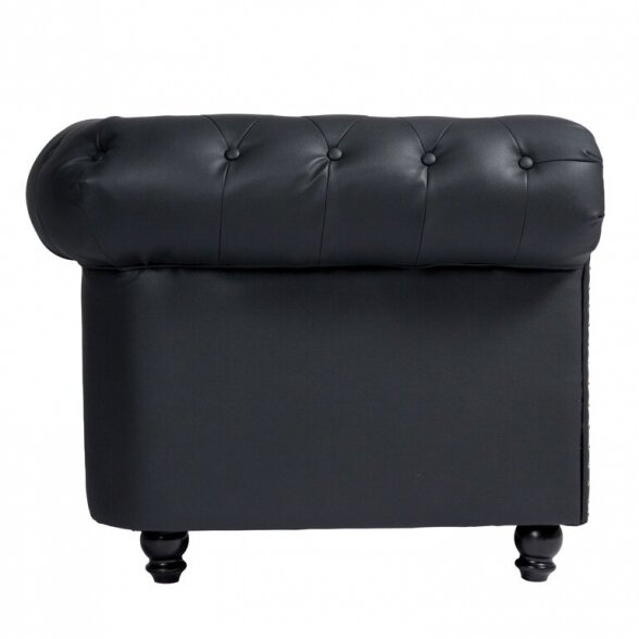 Salon waiting room sofa REPOSE BLACK MUDI Weelko (Spain), black sp. 3