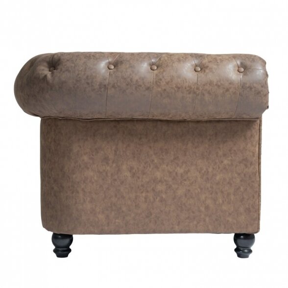 Salon waiting room sofa REPOSE BLACK MUDI Weelko (Spain), brown sp. 3