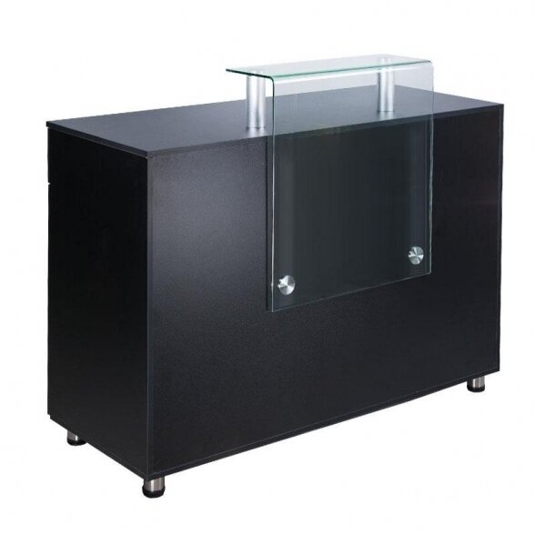 Salon reception desk BDD-3307, black