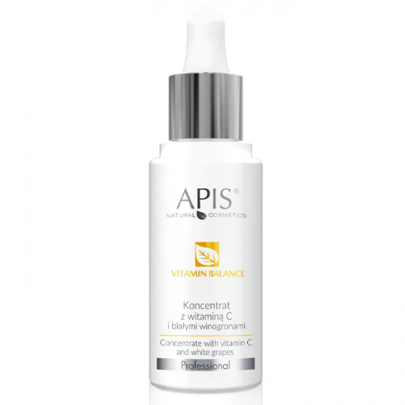 Apis Professional Vitamin Balance face concentrate with vitamin C and white grapes, 30ml