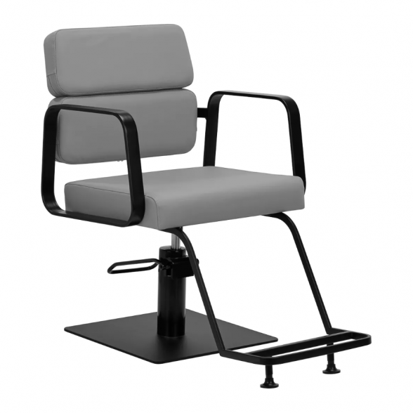 Gabbiano barber chair PORTO, black-grey sp.