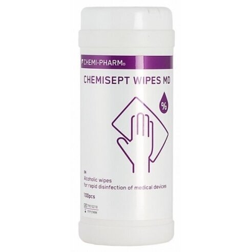 Wipes for disinfection of hands, instruments and surfaces 100 pcs. Chemisept Wipes