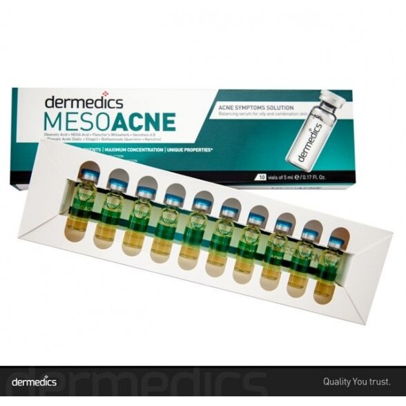 Serumas kapsulėje Dermedics Mesoacne, 5 ml x 10 vnt. 1