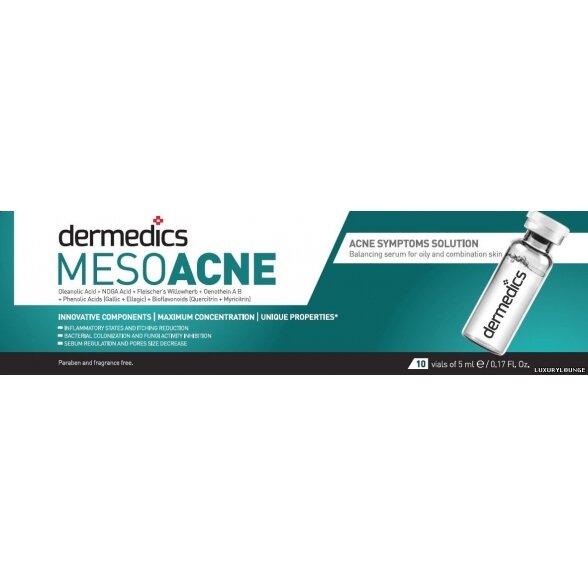 Serum in capsule Dermedics Mesoacne, 5 ml x 10 pcs. 2