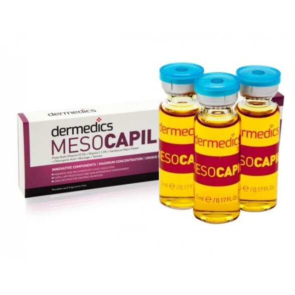 Serumas kapsulėje Dermedics Mesocapil, 5 ml