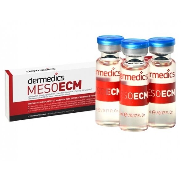 Serumas kapsulėje Dermedics Mesoecm, 5 ml