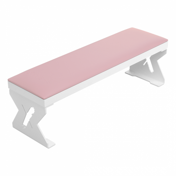 SheMax Luxury armrest for manicure, pink-white sp.