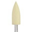 Silicone nail polishing tip P35, very soft, pointed cone, ivory