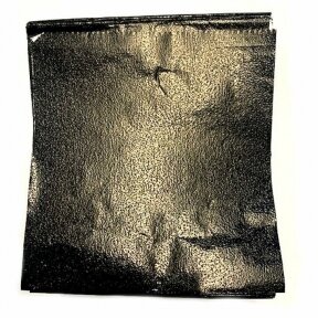 Листы алюминиевой фольги SIBEL ALUFOIL с противоскользящим рельефом, 300 шт. 12см х 27см, черный