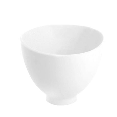 Silicone bowl, size L. White