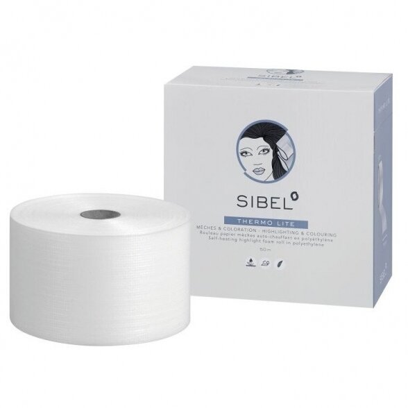 SIBEL THERMO-LITE ROLL soft thermal film for hair dyeing, in a roll 11cm x 50m