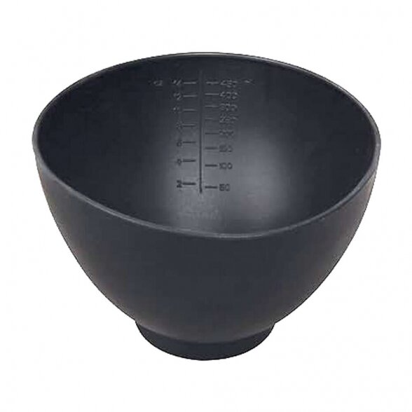 Silicone bowl M size, black color