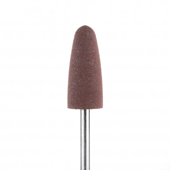 Silicone nail polishing tip P11, brown