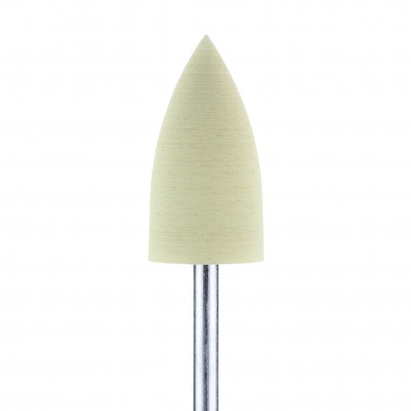 Silicone nail polishing tip P21, ivory