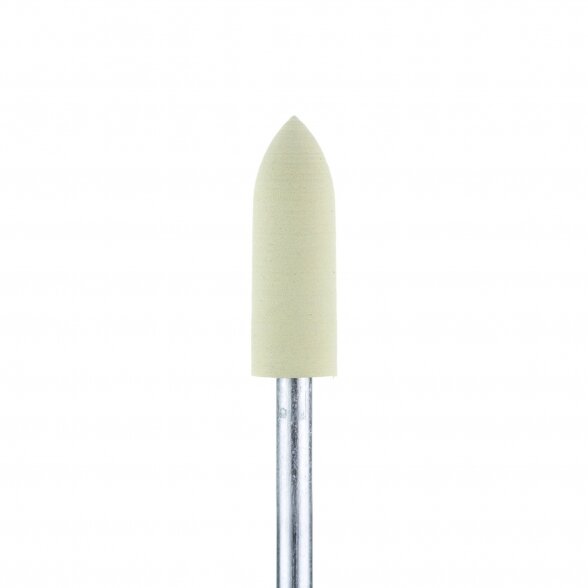 Silicone nail polishing tip P49, ivory.