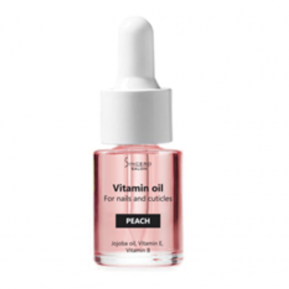 Vitaminizuotas nagų aliejus "Sincero Salon" Peach 10 ml