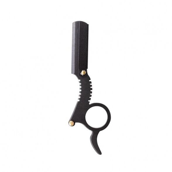 Razor for barbers I59, black sp.