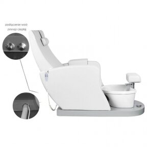 Spa pedicure chair, white