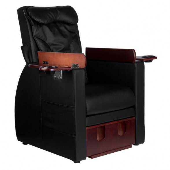 SPA, pedicure chair AZZURRO with massage function, black 2