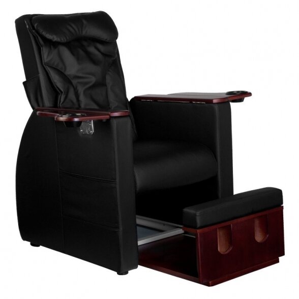 SPA, pedicure chair AZZURRO with massage function, black 4