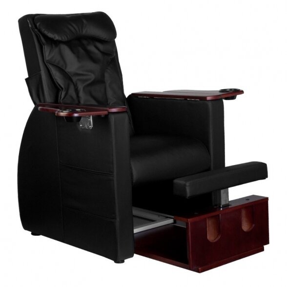 SPA, pedicure chair AZZURRO with massage function, black 5