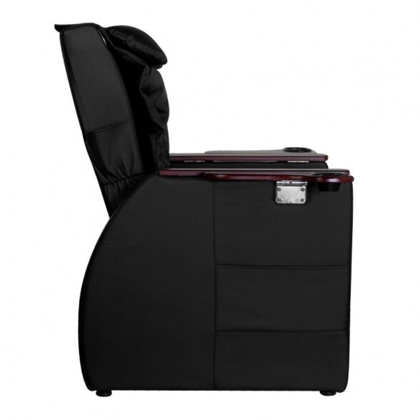 SPA, pedicure chair AZZURRO with massage function, black 6